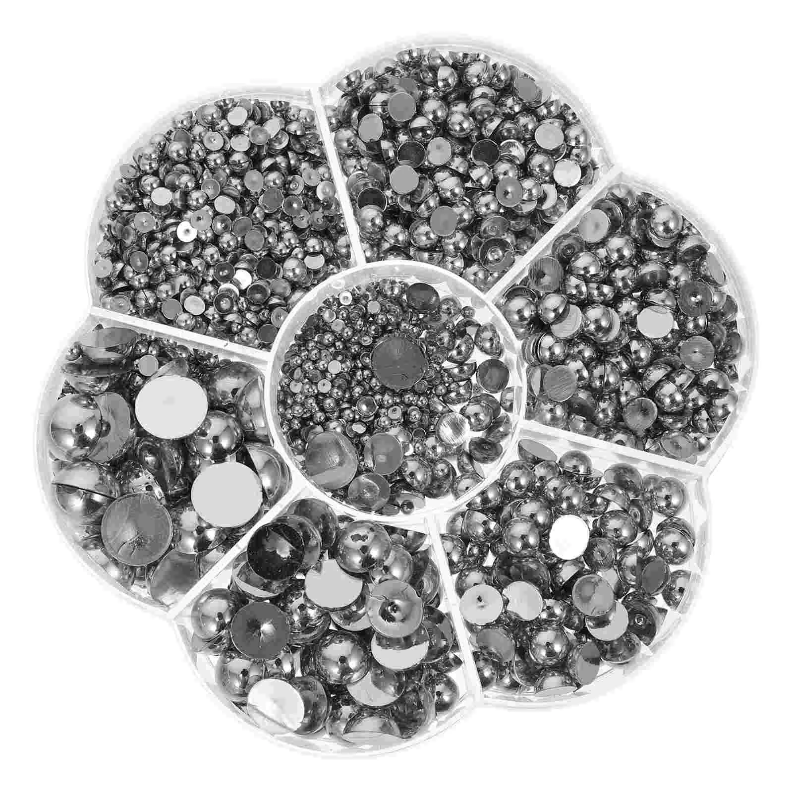 Imitation Pearls Resin Charms DIY Semicircle Accessories Craft Decoration Jewelry Ornament Necklace