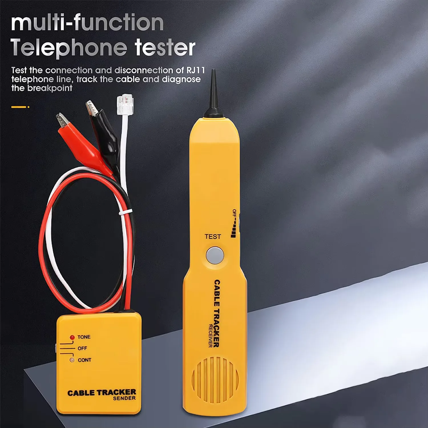 Auto Short & Open Circuit Finder 6-42V Universal Cable Tracker Line Cord Tester Tool Kit Car Repair Cable Signal Locator Tester