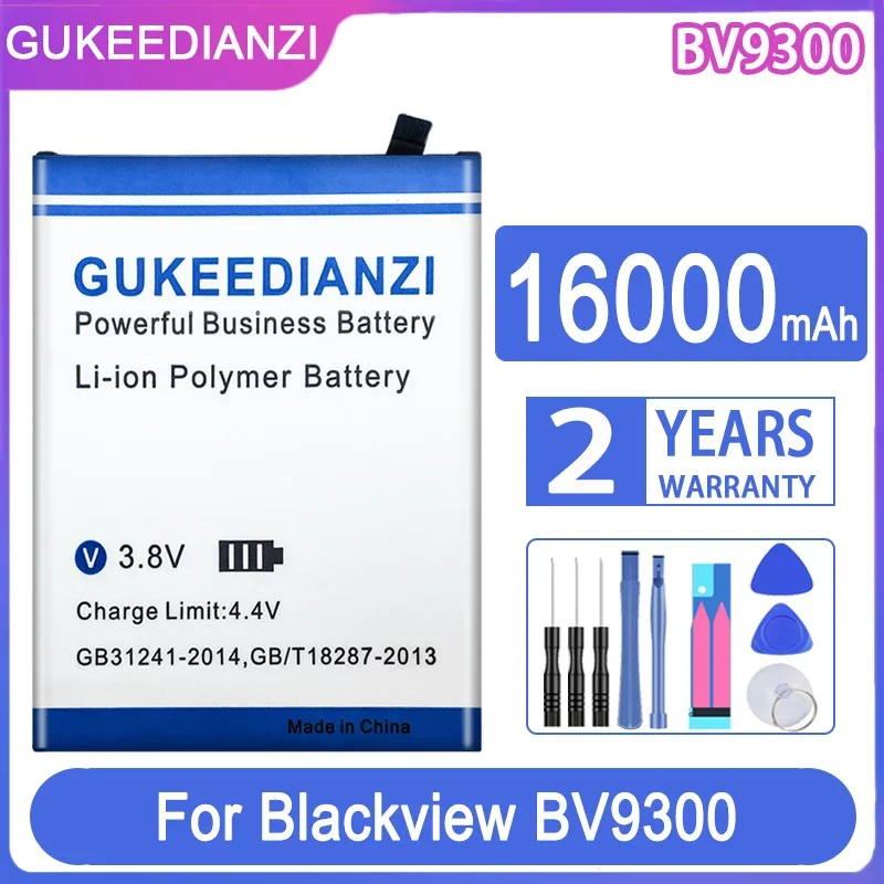 GUKEEDIANZI Replacement Battery (Li676590HT) 16000mAh For Blackview BV9300