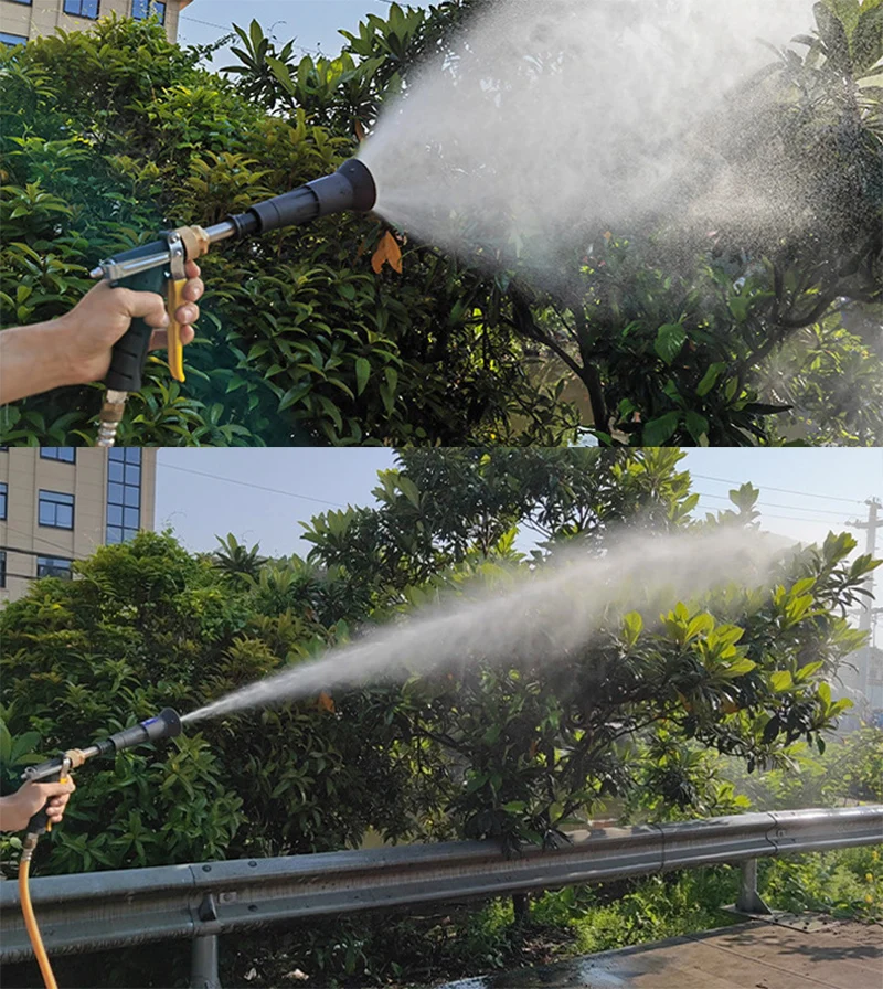 High pressure  Atomising Sprayer Watering Gun With Spray Gun Nozzle 3 Metal Spray Garden Plant Garden Plants Irrigation Tool