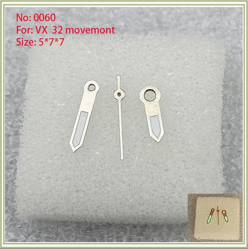 

Watch Needle Accessories Men's VX32 Needle VX32 Women's Quartz Hand Hour Minute Second Hand Three Hand Luminous Needle 060