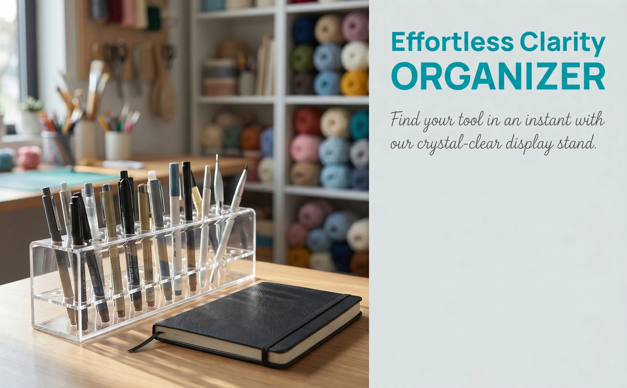 Pencil Showing Rack Pen Organizing Racks Painting Pen Holders Large Capacity Plastic Pencil Holder Stable Desktop Storage
