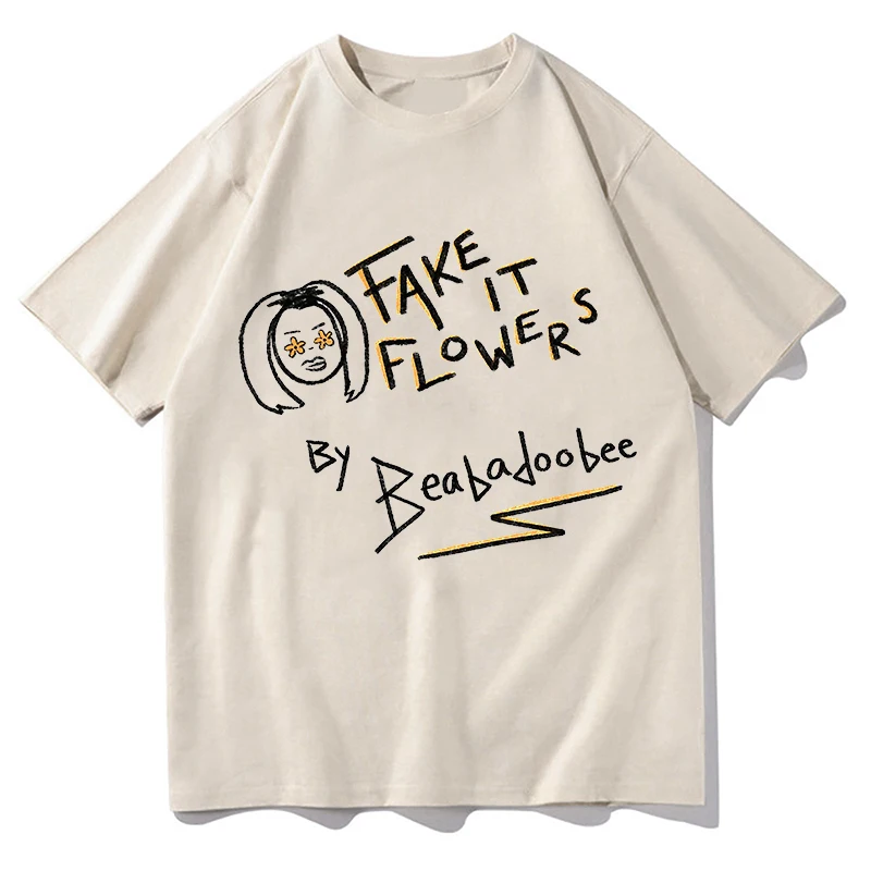Beabadoobee Beatopia T-shirt O-Neck Short Sleeve Shirt Fans Gift Aesthetic Harajuku Summer Fans Graphic T shirts Streetwear Tops
