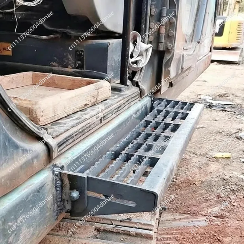 Excavator cab folding foot pedal, model universal excavator sheet metal accessories