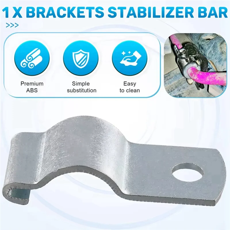 

Car RUBBER BRACKETS STABILIZER BAR For SMART 450/451 2009-2015 4513230241 4513230340-ABQF