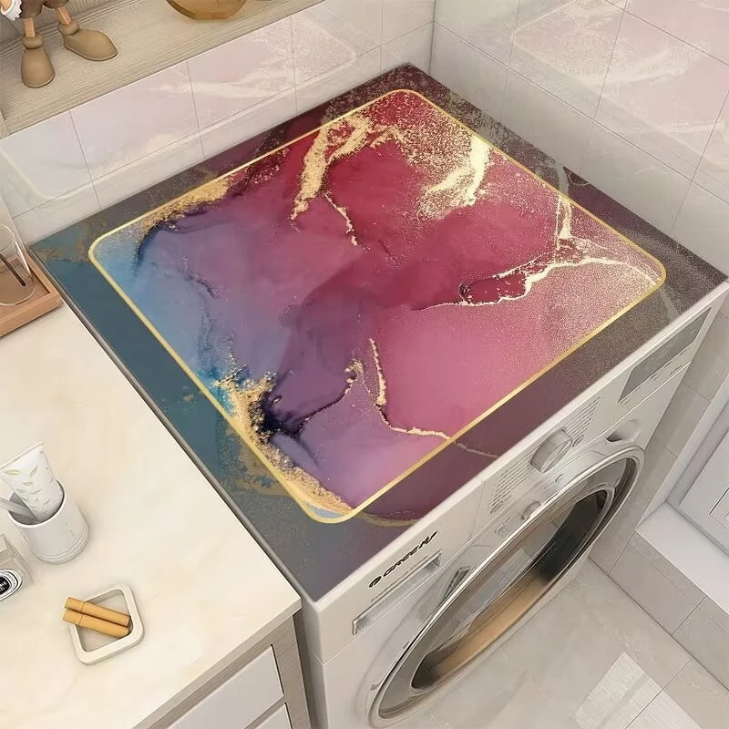 Drum Washing Machine Cover Pad, Bedside Countertop Pad, Refrigerator And Microwave Oven Absorbent, Sun-Proof And Dust-Proof Cove