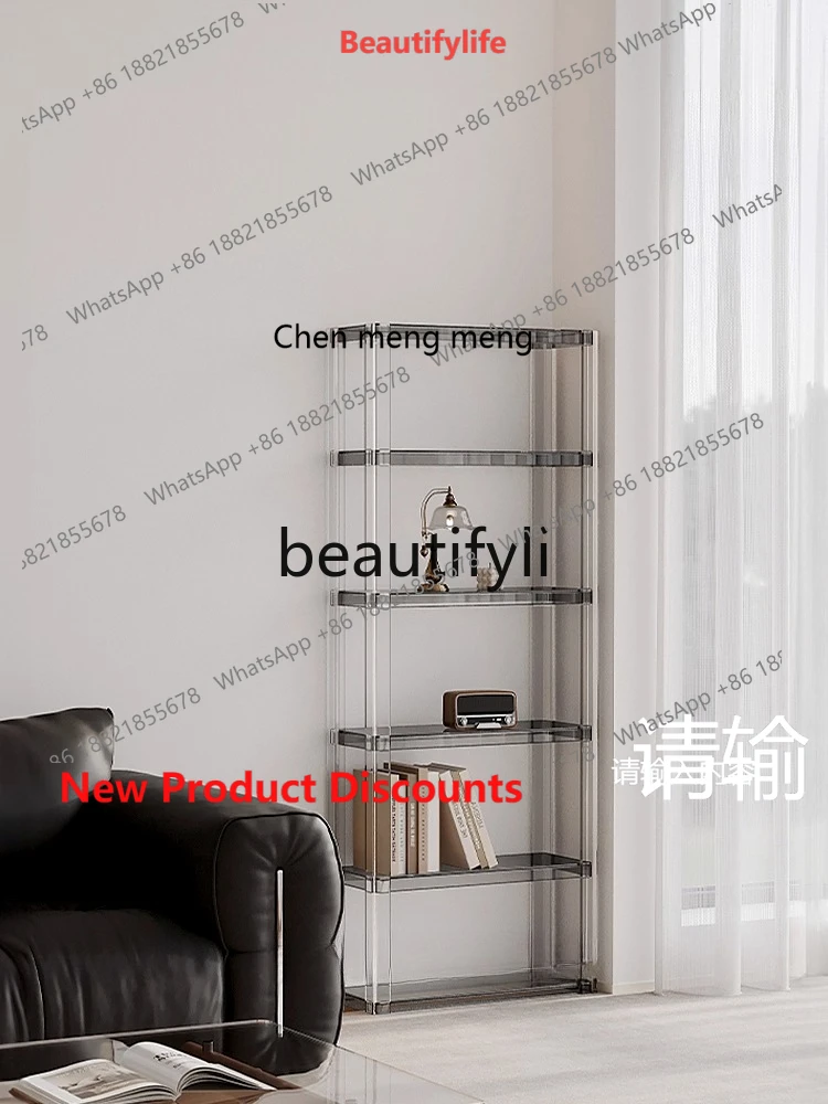 

2003 Bookshelf Storage Display Cabinet Living Room Integrated Wall-Mounted Bedroom Storage Corner Bookcase Floor Shelf