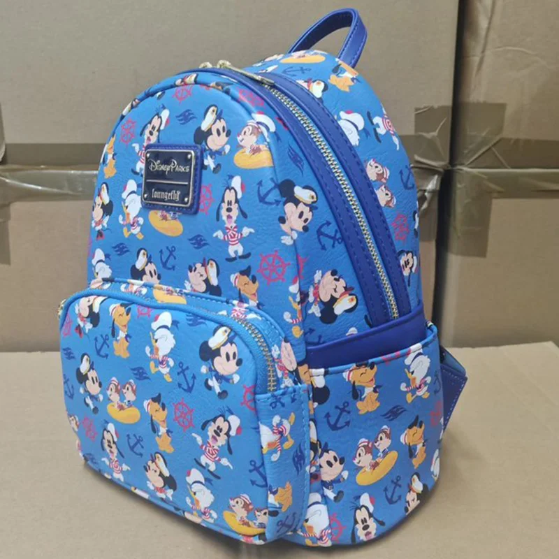 

Disney Minnie Mickey Donald Duck Mini Backpack Elementary School Backpack Girl Shoulder Bag Outdoor Leisure Bag Girl Xmas Gifts