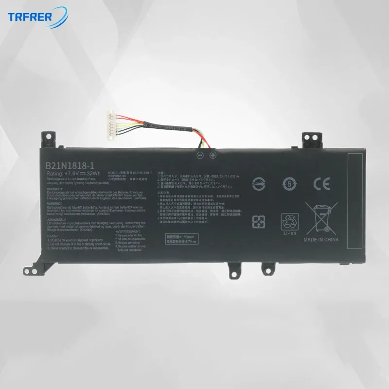 MA B21N1818-1 Laptop battery for ASUS Y5200F Y5200FB FL8700 FL8700F X409F X409FB B21N1818-3