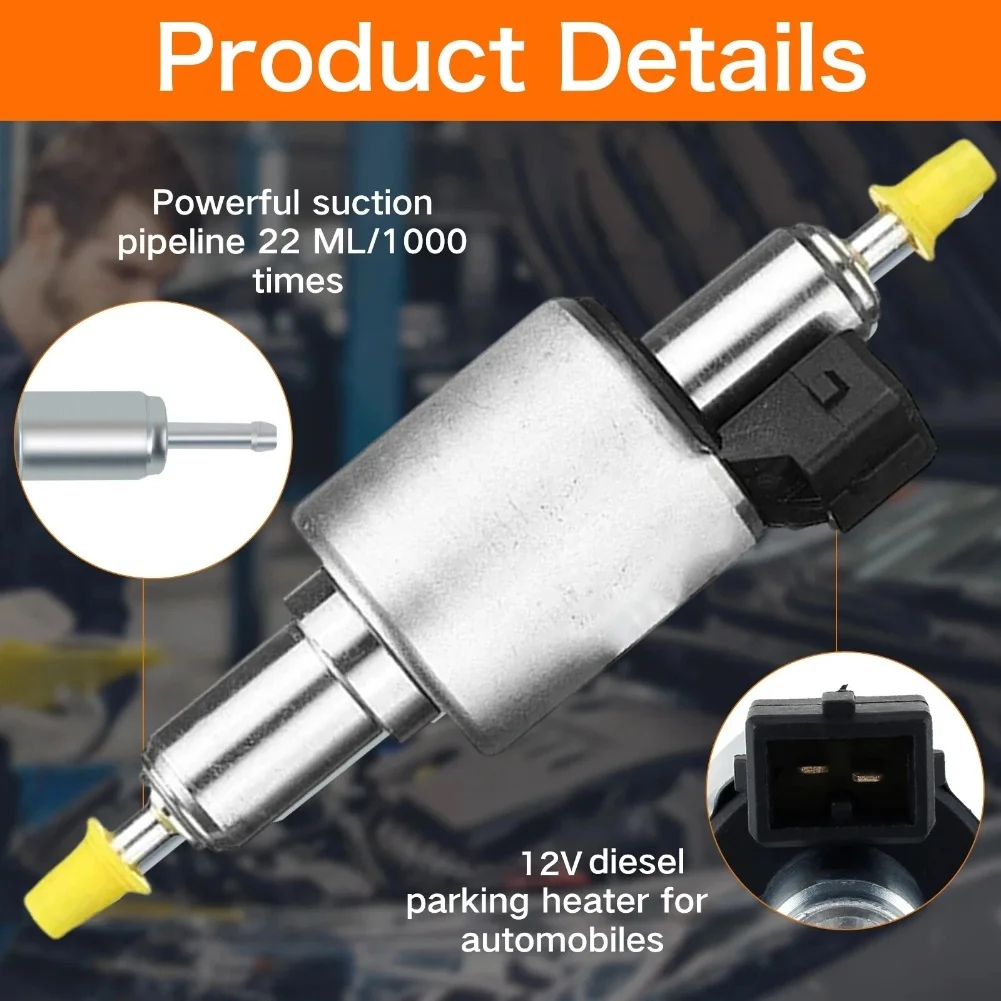 

3 шт. ультра тихий 12 В 2 кВт-8 кВт дизельный стояночный обогреватель комплект топливного насоса 22 мл нагреватель импульсный измерительный насос электрооборудование