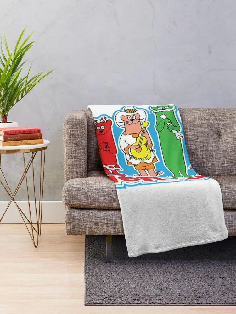 Otter Pops T-ShirtOtter Pops Throw Blanket Sofa Blanket Decorative Throw Blanket Beach Blanket