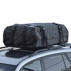 600D Waterproof Cargo Bag Car Roof Cargo Carrier Universal Luggage Bag Storage Cube Bag for Travel Camping Luggage Storage Box