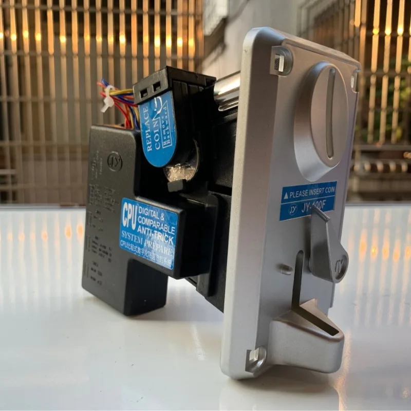 Arcade Coin Mechanism 100F Taiwan Plug Coin Acceptor with Mother Coin Recognition for Claw Machine