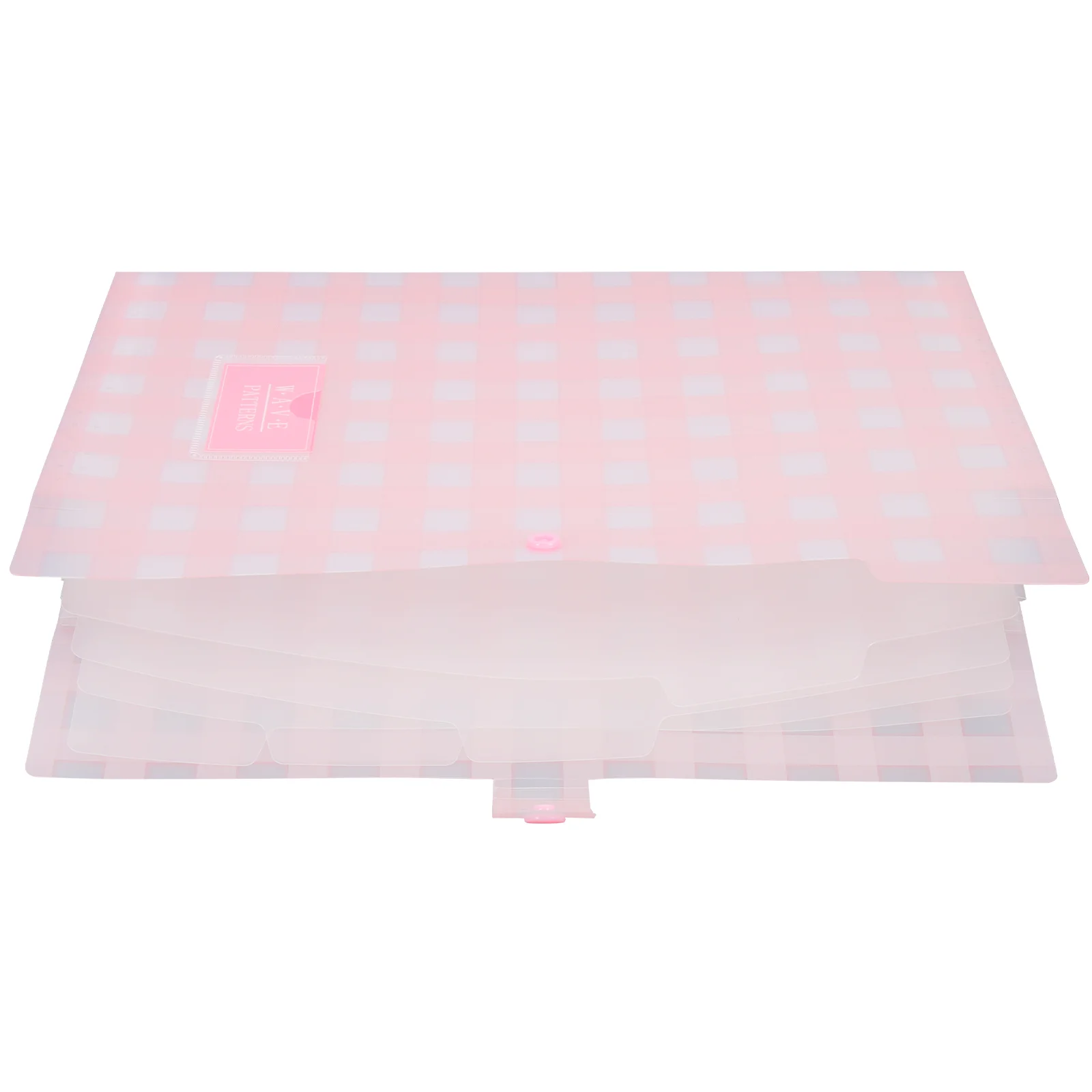 

Expandable File Folder Holder Large Capacity Accordion Bag Paper Organizer Keeper Storage Receipt Pink Lovely Student