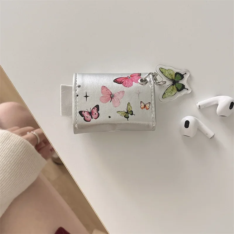 Роскошные Разноцветные наушники-бабочки для AirPods 3 Pro 2 1 гарнитура с зарядным боксом защитный чехол для наушников air pod 2