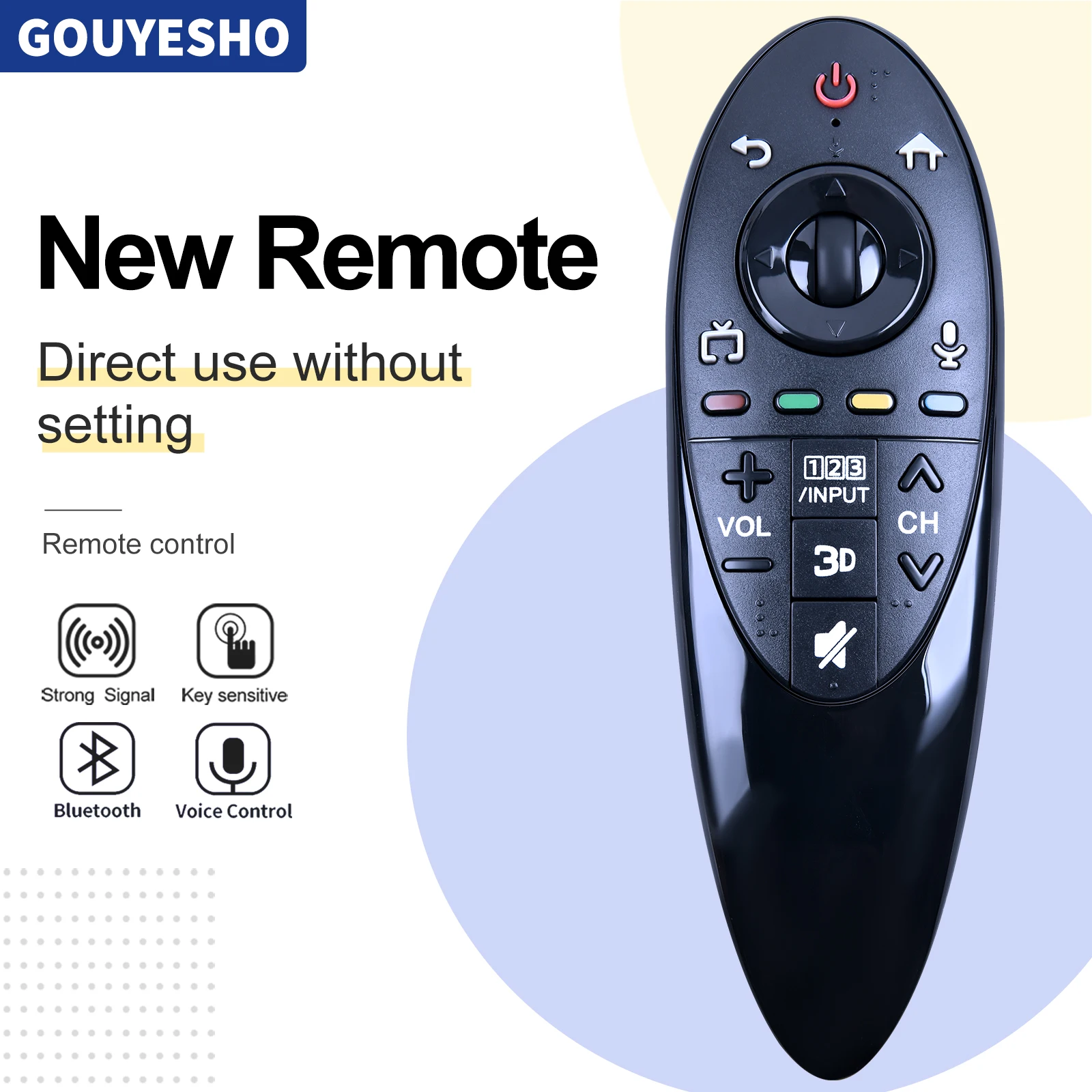 New AN-MR500G Voice Magic Remote Control For L/G Smart TV 47LB6300-UQ 42LB6300-UQ