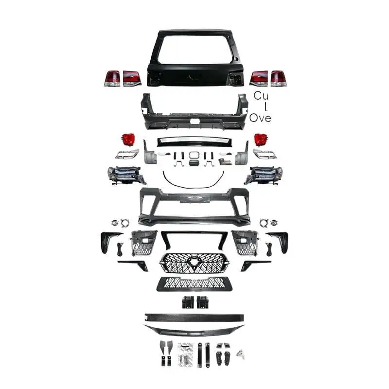 

GUGO New Condition for s 200 2008-2015 Body Kit Modified LC200 E Model Front & Rear Bumper Fenders