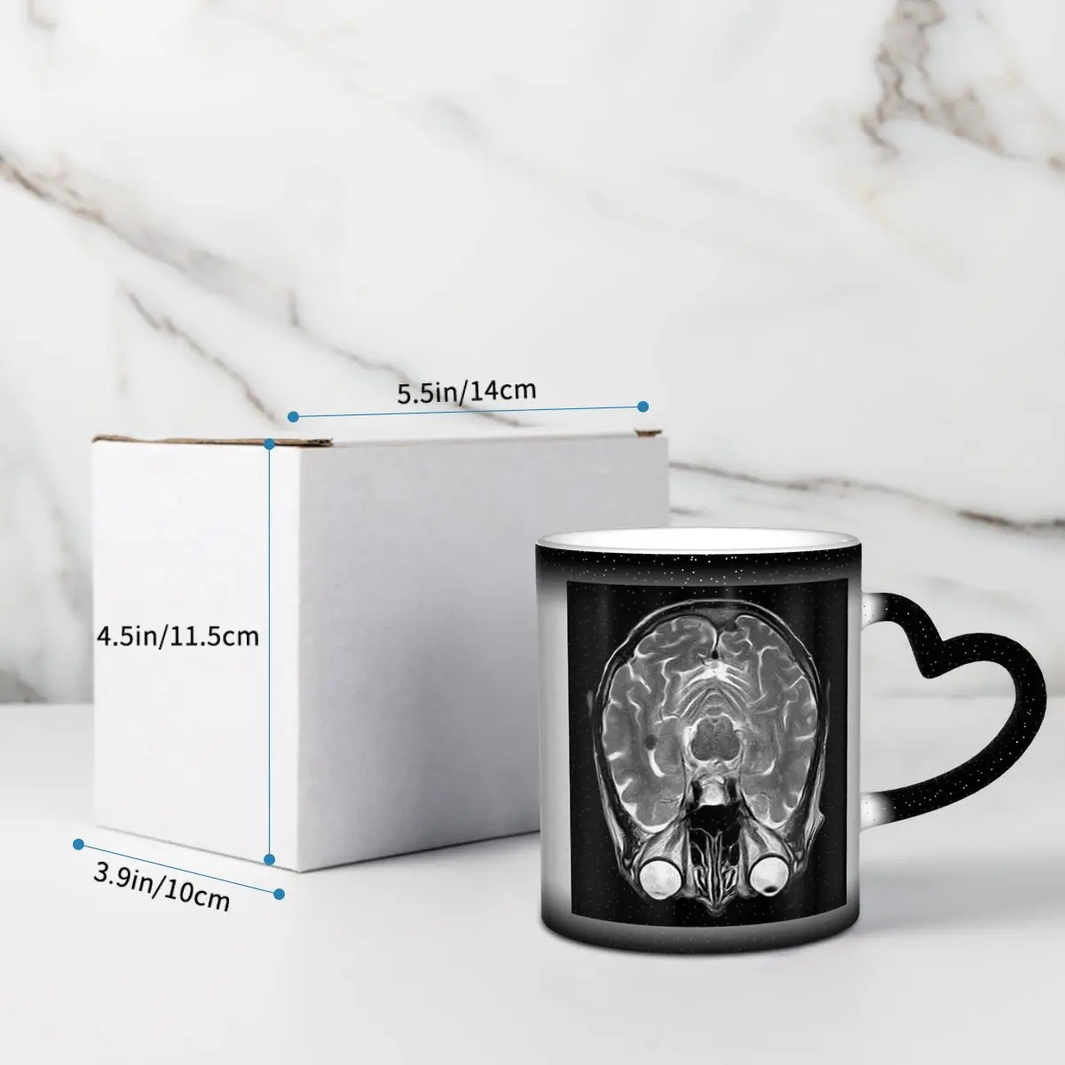 كوب MRI Of The Brain، أكواب قهوة سيراميك مضحكة، أكواب شاي، كوب حليب، أدوات للشرب هدية للأصدقاء