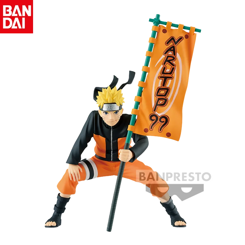 Bandai Original Naruto NARUTOP99 Uzumaki Naruto Scenic Action Figure Figure Collection Toy Holiday Gift