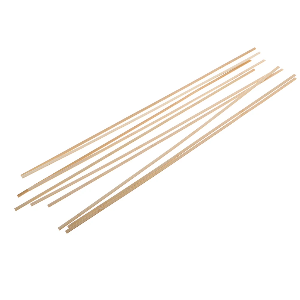 10 قطعة مواد طائرة ورقية أعواد من الخيزران لأقفاص الطيور وتد الحرف اليدوية قضبان ذاتية الصنع مشروع الفن صياغة طويلة