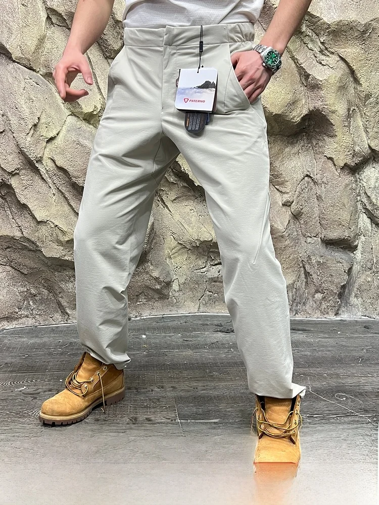 

PATERNO 3D индивидуальные мягкие уличные мужские повседневные брюки ветрозащитные водонепроницаемые модные прямые брюки