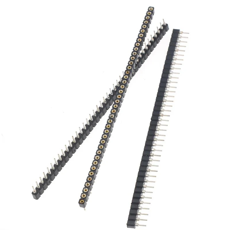 10pcs 1X40PIN 2.54MM 1x40 Pin 2.54 Round Female Pin Header connector