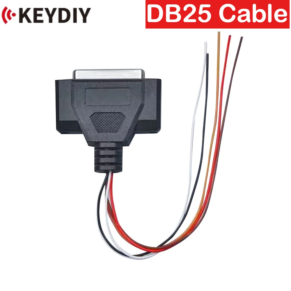 KEYDIY DB25 Key Programming Cable Exclusive for KD-X4 Work on BDC2/ BDC3/ BCP/ LCD and VW 5C 5D Keys