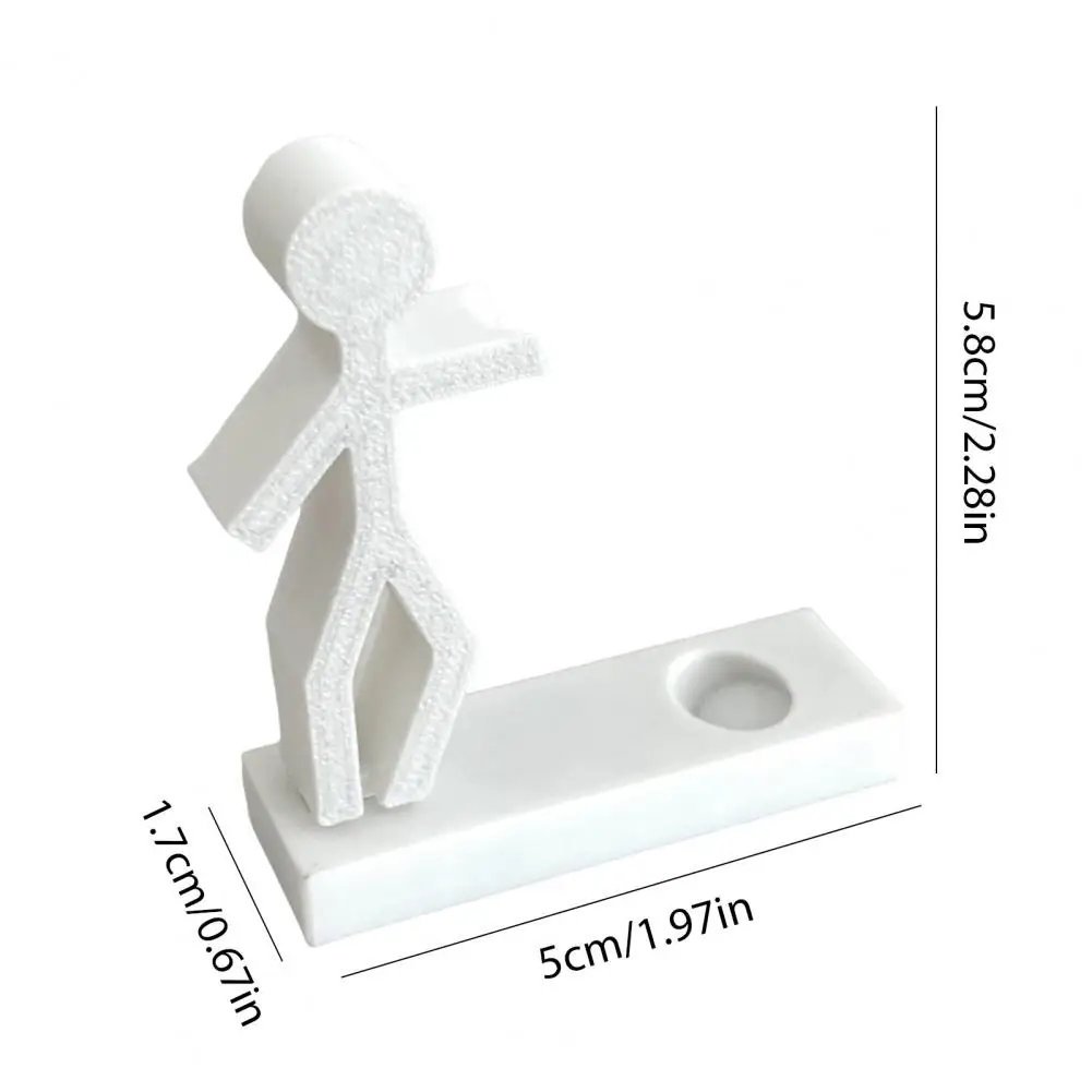 Pen Holder Ornament Pen Rack 1 or 2 Pcs Pen Holder Set Decorative Desktop Ornament Fine Workmanship Figure Shape for Office