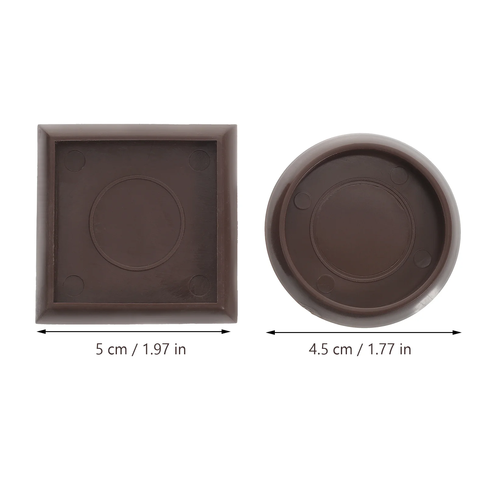 8Pcs Furniture Chair Leg Pads Durable Anti-Skid Protection for Hardwood Floors Multi-Function Furniture Coasters Floor Scratch