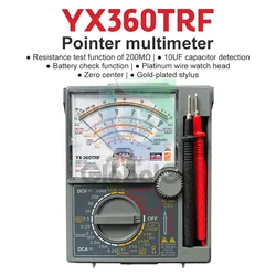 YX-360TRF multimetro analogico Tester puntatore tipo Zero Center Instrument 200Mohm misurazione della resistenza YX360TRF