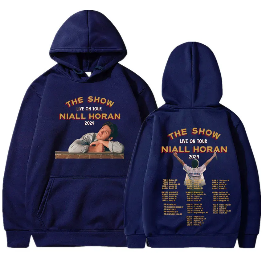 Niall Horan 2024 The Show Live on Tour Concert Hoodies Unisex Fashion Vintage Sweatshirts Casual Aesthetic Oversized Pullovers