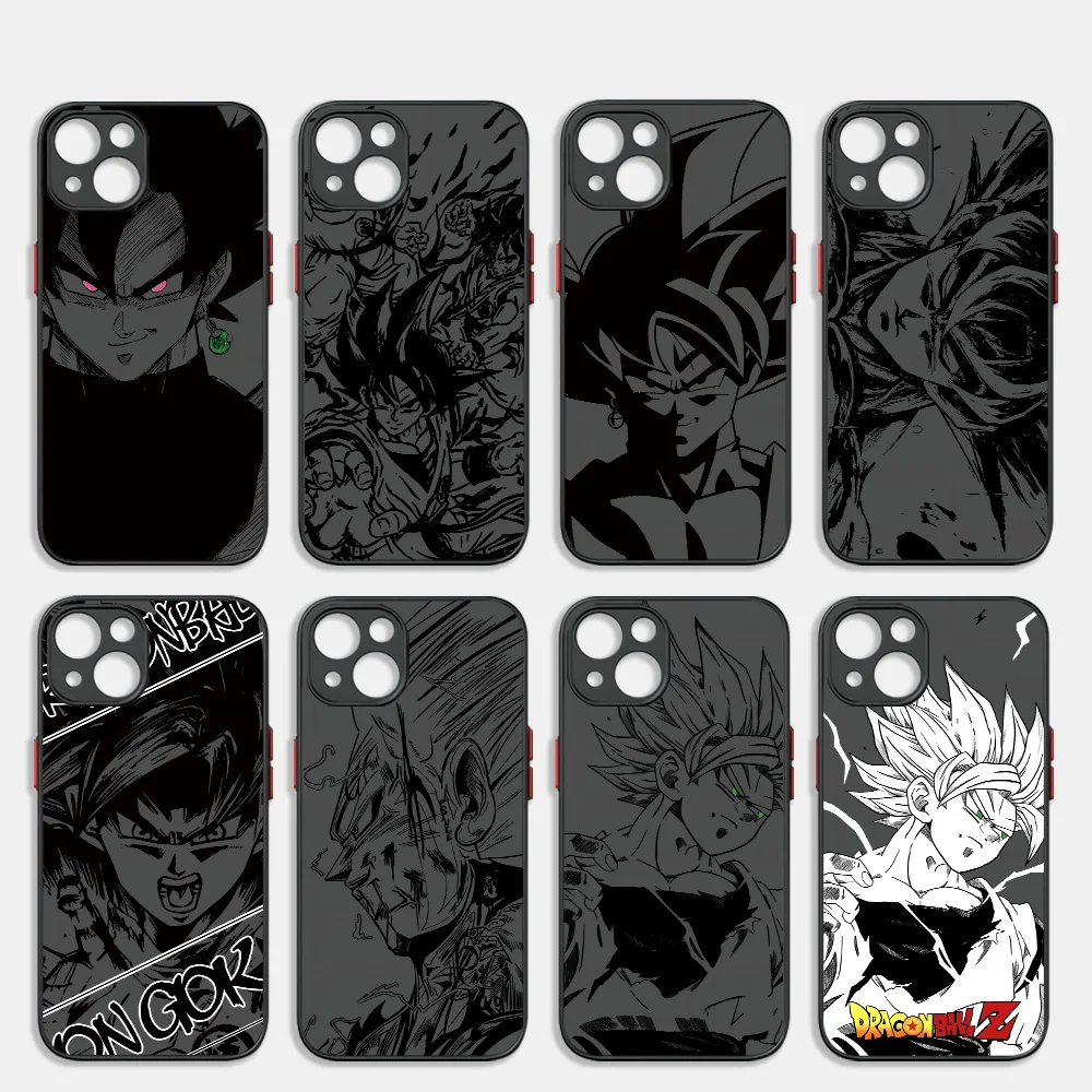 Phone Case For Samsung Galaxy A17 A07 A06 A56 A36 A26 A55 A14 A54 A05S A05 A15 A24 A25 A24 4G 5G Cool Goku Anime Dragons Balls