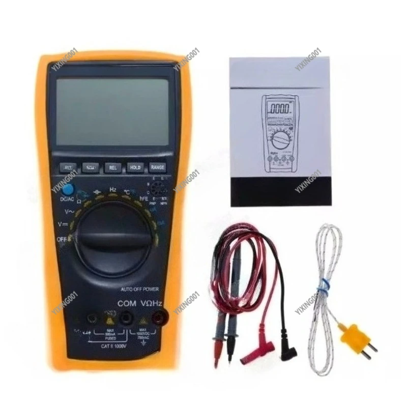 

Цифровой мультиметр VC99 3 6/7 с автоматическим выбором диапазона - тестер напряжения (постоянный/переменный ток), тока, сопротивления, емкости