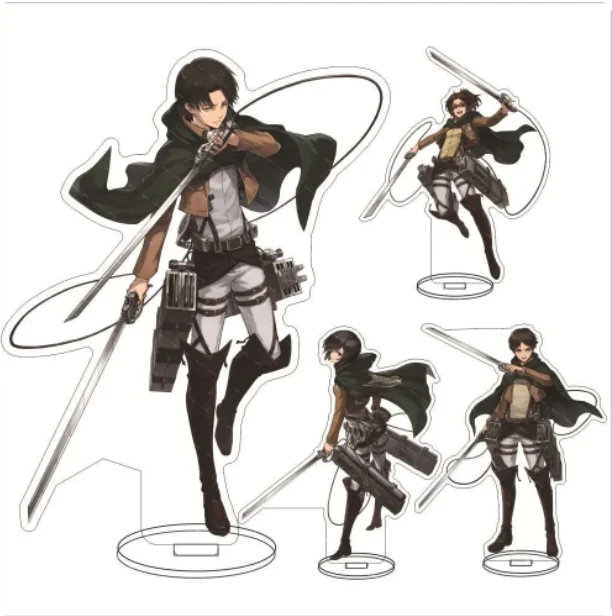 

Japanese Anime Attack on Titan Hange Zoe Eren Jaeger Acrylic Stand Figure Model Plate Cosplay Collection Desktop Decor Gifts LX