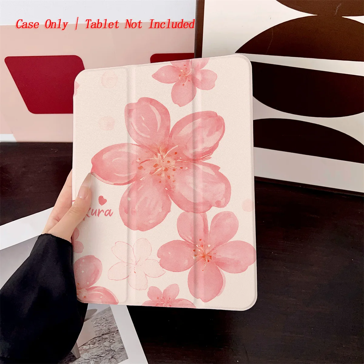 

Elegant Blush Pink Blossoms Art Print iPad Case For Apple iPad Pro 11/12.9 Air 5 Mini 5 8th Gen Fashion Cover