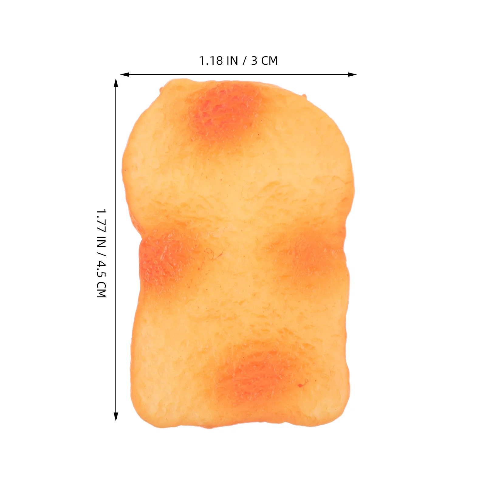 ขนมปังปิ้งจำลองเหมือนจริง 10 ชิ้น สำหรับตกแต่งบ้านตุ๊กตา ร้านเบเกอรี่ ขนมปังจิ๋ว ของเล่นเสริมบทบาท ร้านเค้ก ของตกแต่งทำจากพีวีซี