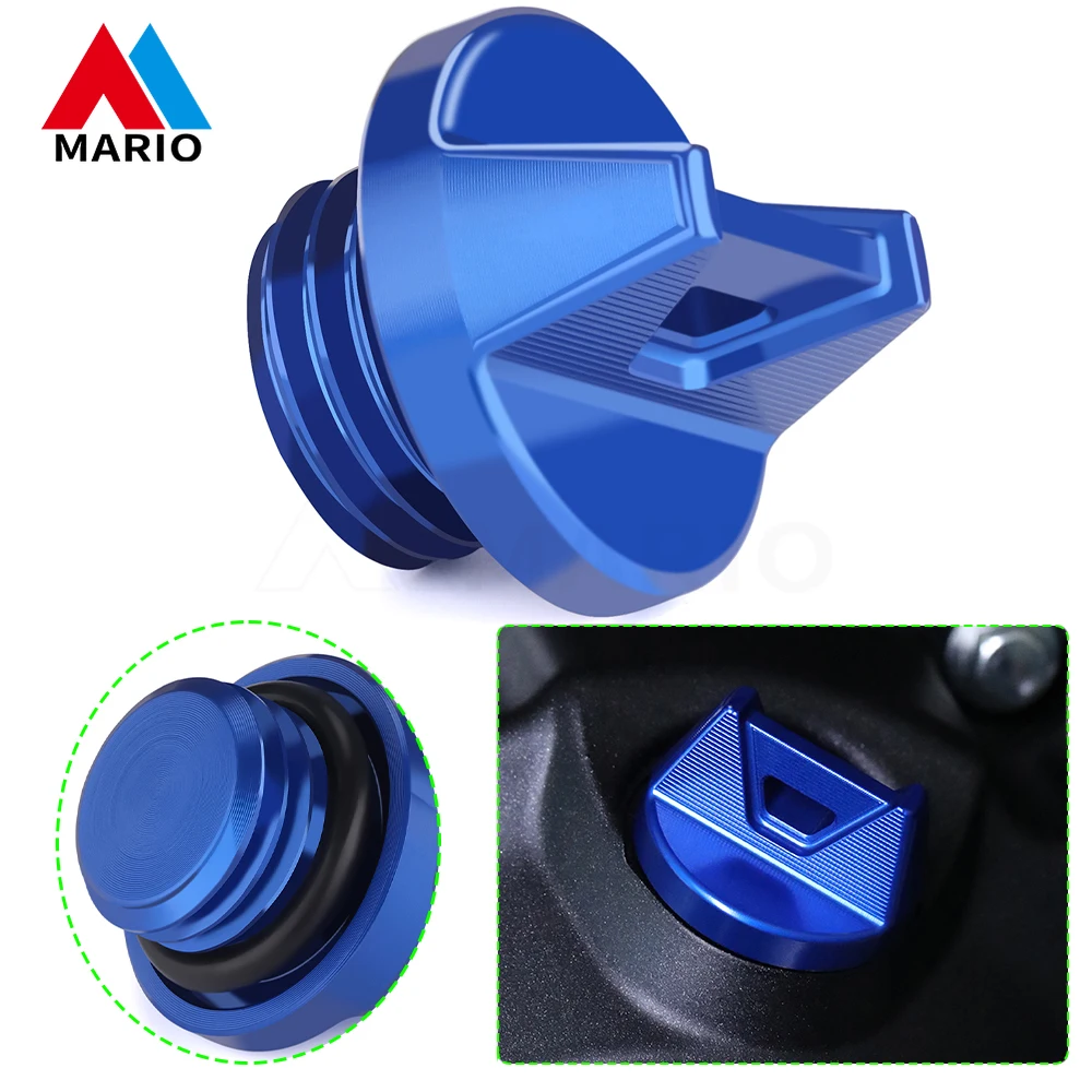 

M20X1.5 Motorcycle Accessories Oil Filler Screw Cover For Suzuki SV650 V-STORM 650 VStrom1000 1050 VSTORM800 Burgman 400 600