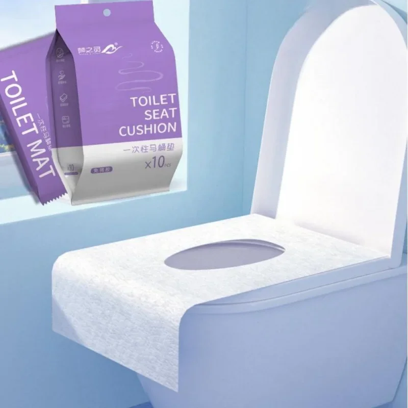 Disposable Toilet Seat Cover Commode Cushion Women Postpartum Stool Clean Covers Travel Business Household Toilet Lid Paper Mat