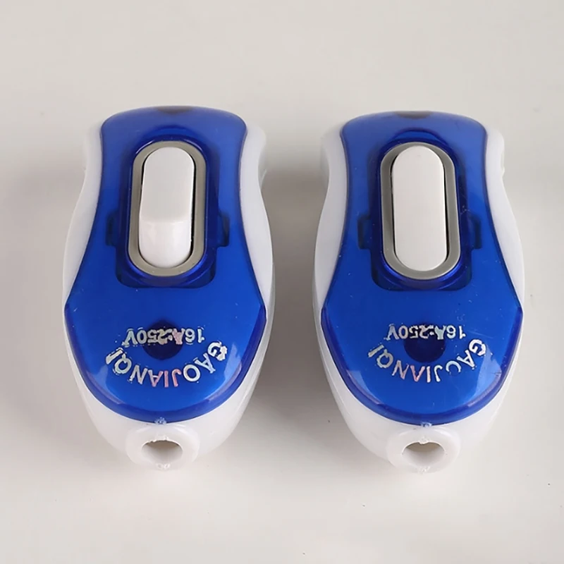 Bedside Switch Button Wiring Switch Blue Hand Pinch Bedside Electric Button Switch Bedside Lamp Control Switch