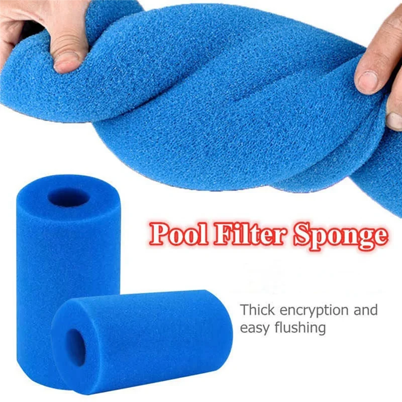 Esponja de filtro de piscina lavable tipo A, limpiador de espuma reutilizable, filtro de bañera, accesorios de jardín