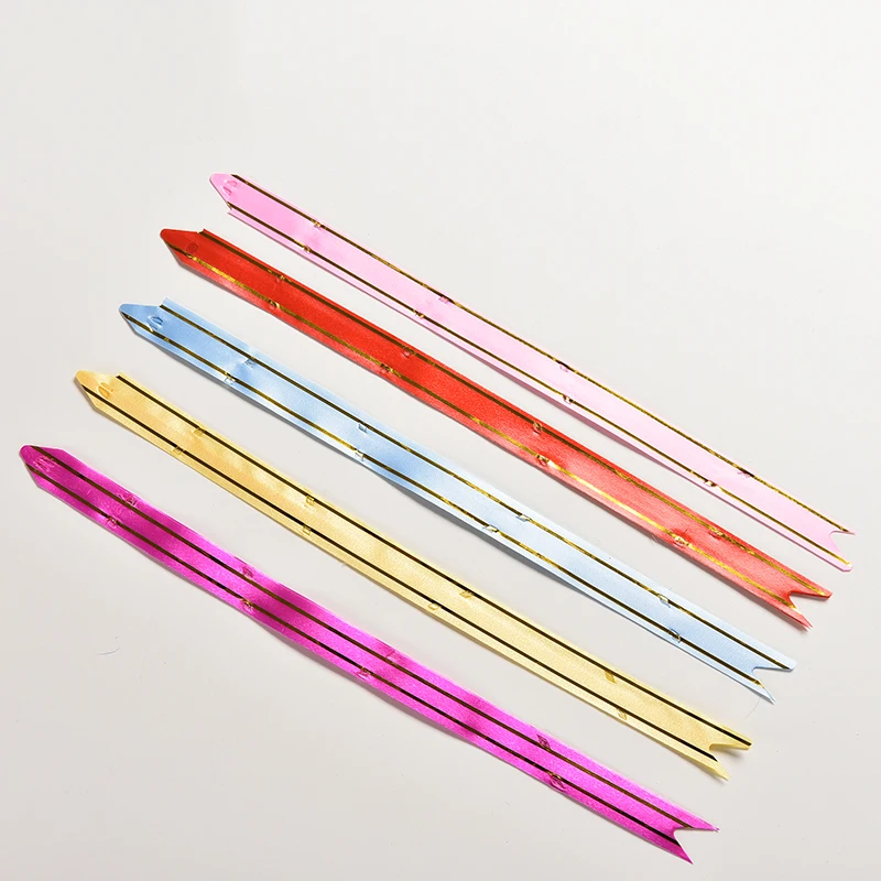 Flower Bow Wrap Pull Ribbon, Decoração do partido, Casamento, Birthday Gift, 10pcs