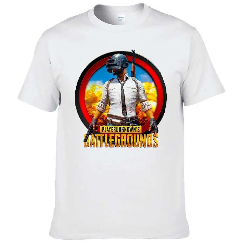 PUBG PLAYER UNKNOWN\'S BATTLEGROUNDS Short Sleeve O Neck New t shirt game fans gift boy friend gift PUBG Cotton Loose T SHIRTS