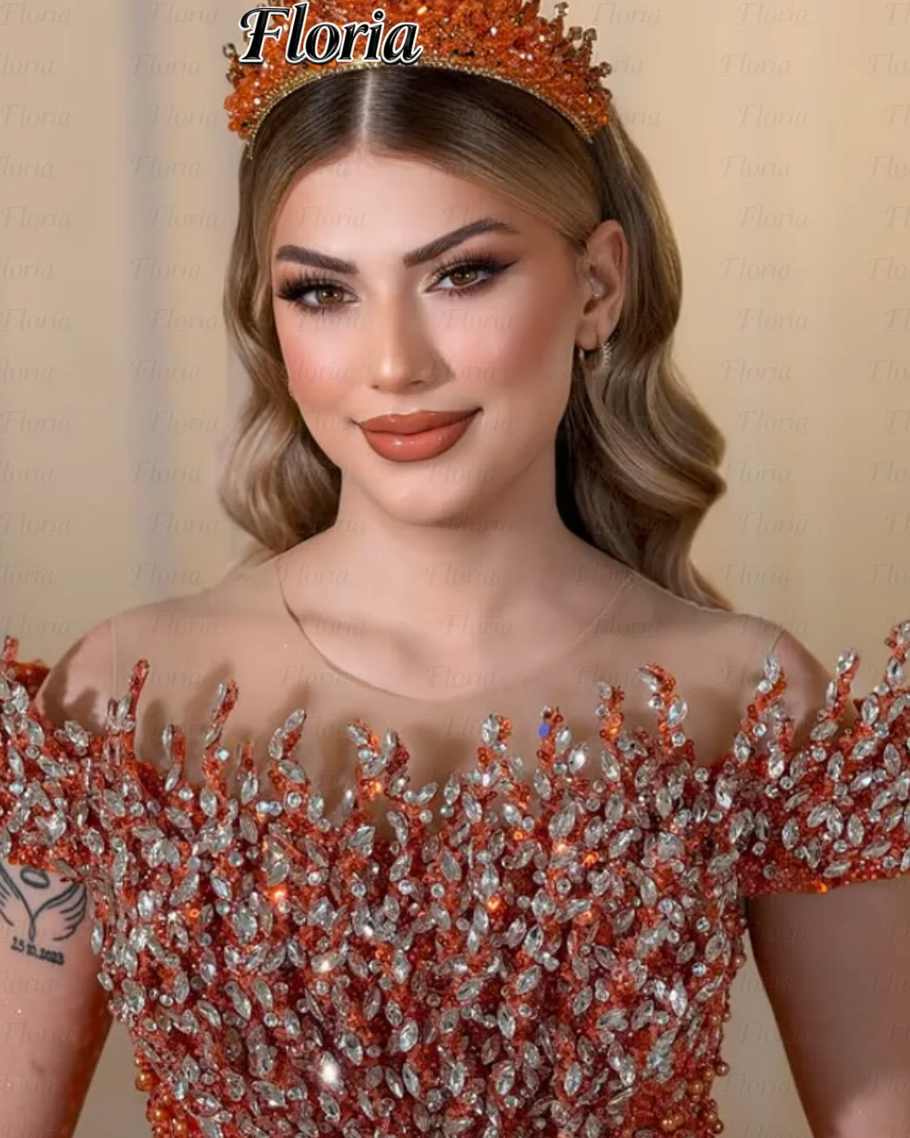 دبي مطرزة قبالة الكتف فساتين لحضور الحفلات الموسيقية حورية البحر مخصصة فساتين سهلة مع ذيل محكمة فستان سهرة 2026