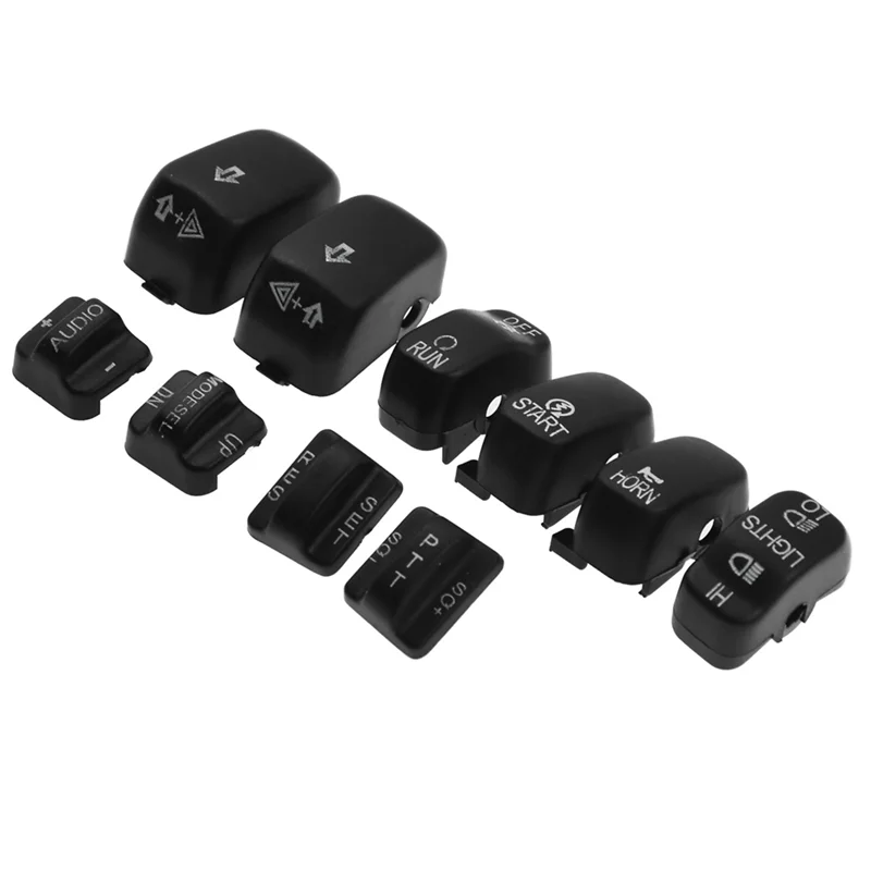 For FLHT FLHTC FLHX FLTRX FLHXXX 1996-2013 Motorcycle Handlebar Manual Switch Shell Cap Button Replacement Model