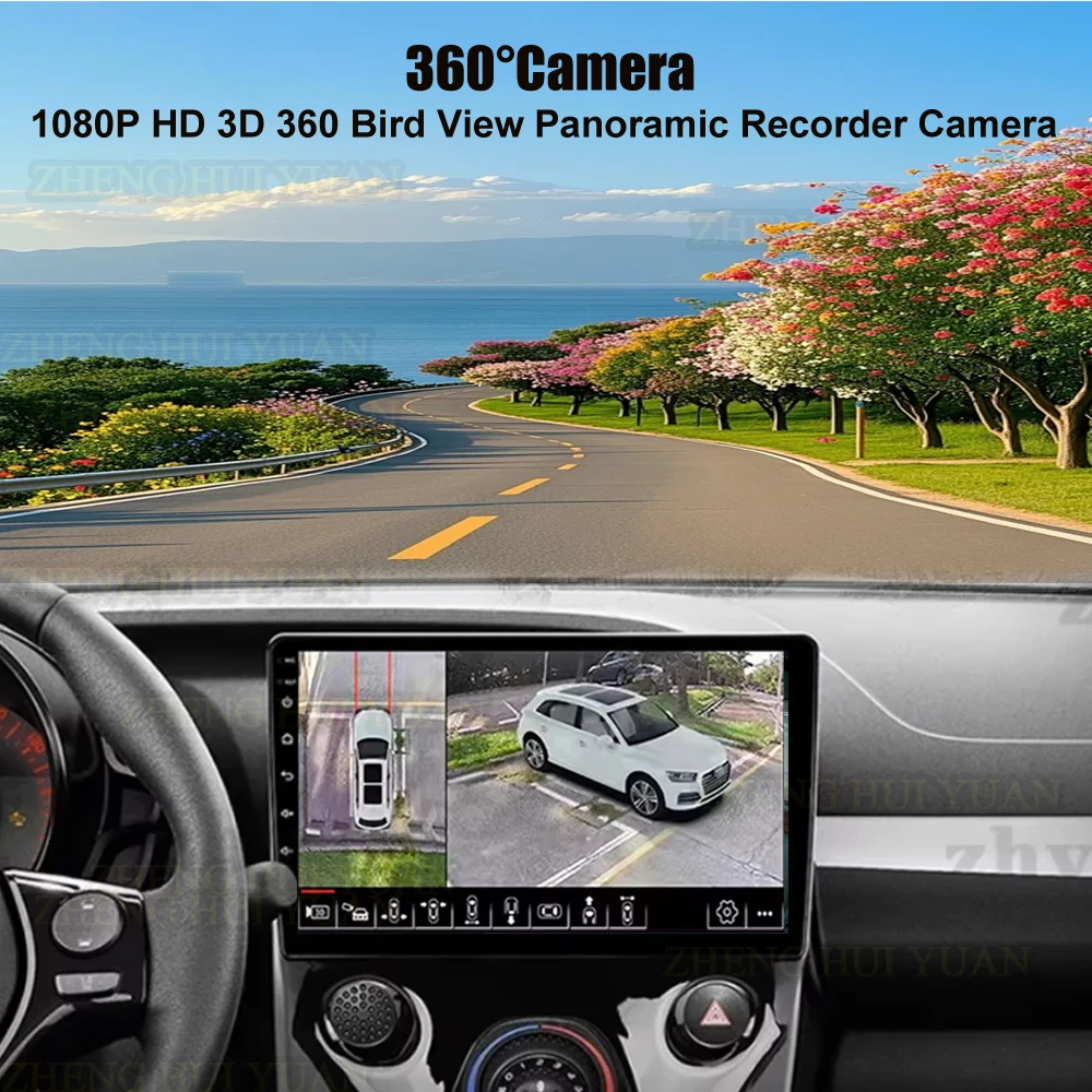 For Toyota Aygo / Peugeot 108 / Citroen C1 2014+ Android 15 CarPlay Auto Car Radio Multimedia Video Player GPS Navigation