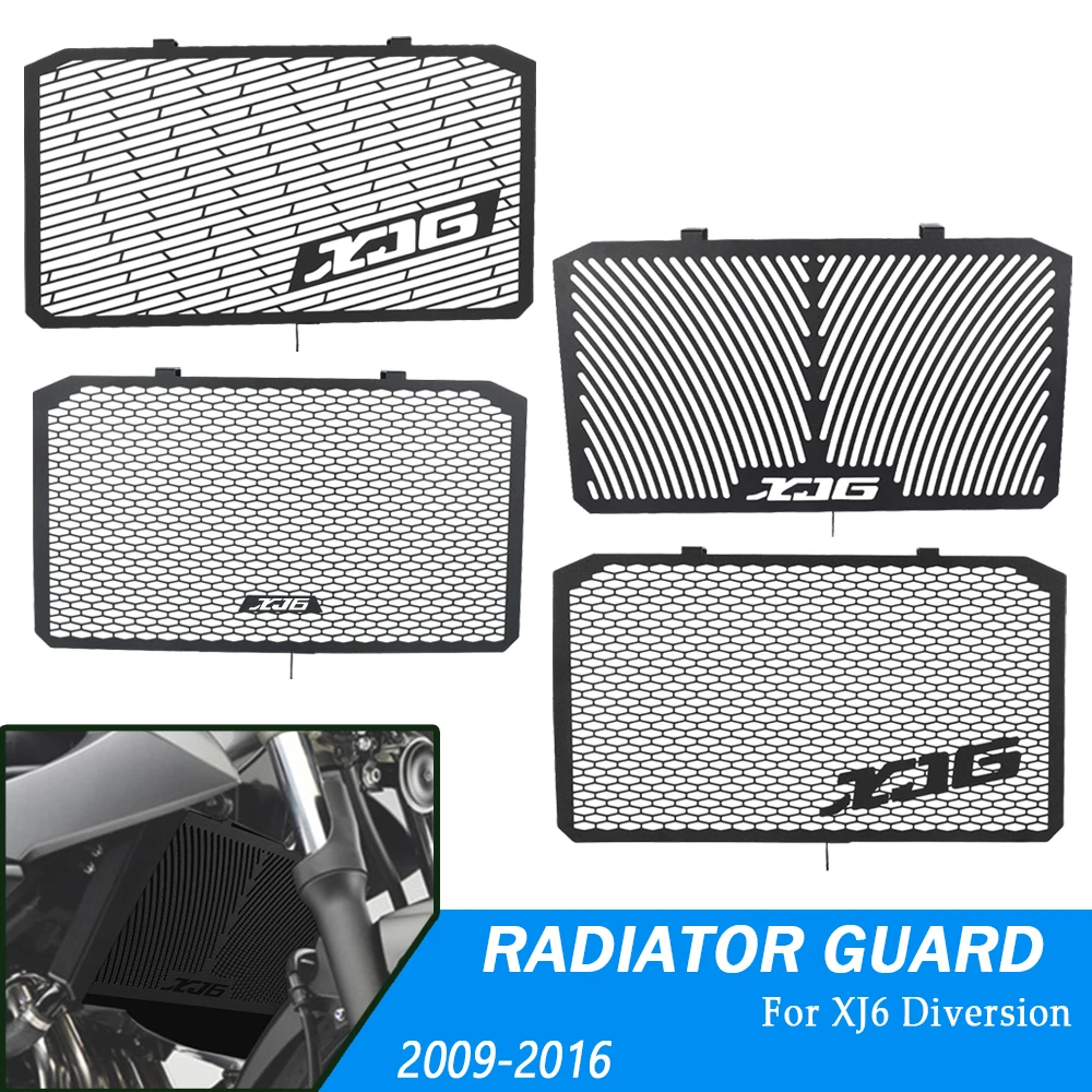 

Motorcycle Accessories Aluminum For YAMAHA XJ6 Diversion 2009-2016 XJ 6 DIVERSION 2015 Radiator Grille Guard Protector Cover