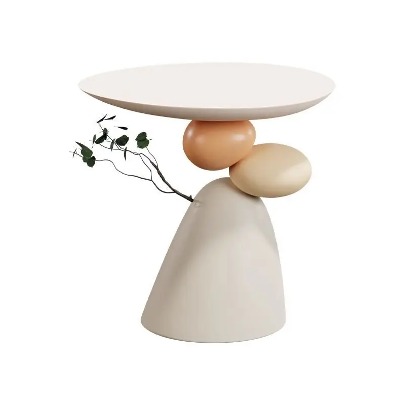 Factory Direct 2026 stone to run, living room floor ornament, cream wind sofa next to a few coffee tables, high-end home storage