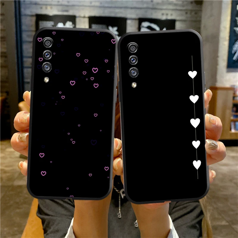 Cute Heart Pattern Phone Case For Samsung A22 5G A21 A03S A10S A01 A10 Core A20S A21S A30S A02 A11 A20E A02S A20 A22 5G 4G Ftze