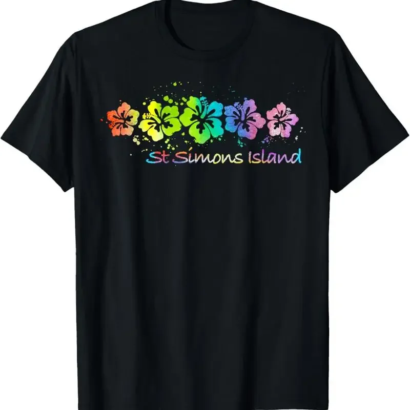 St Simons Island Ga Watercolor Beach Surf T Shirt
