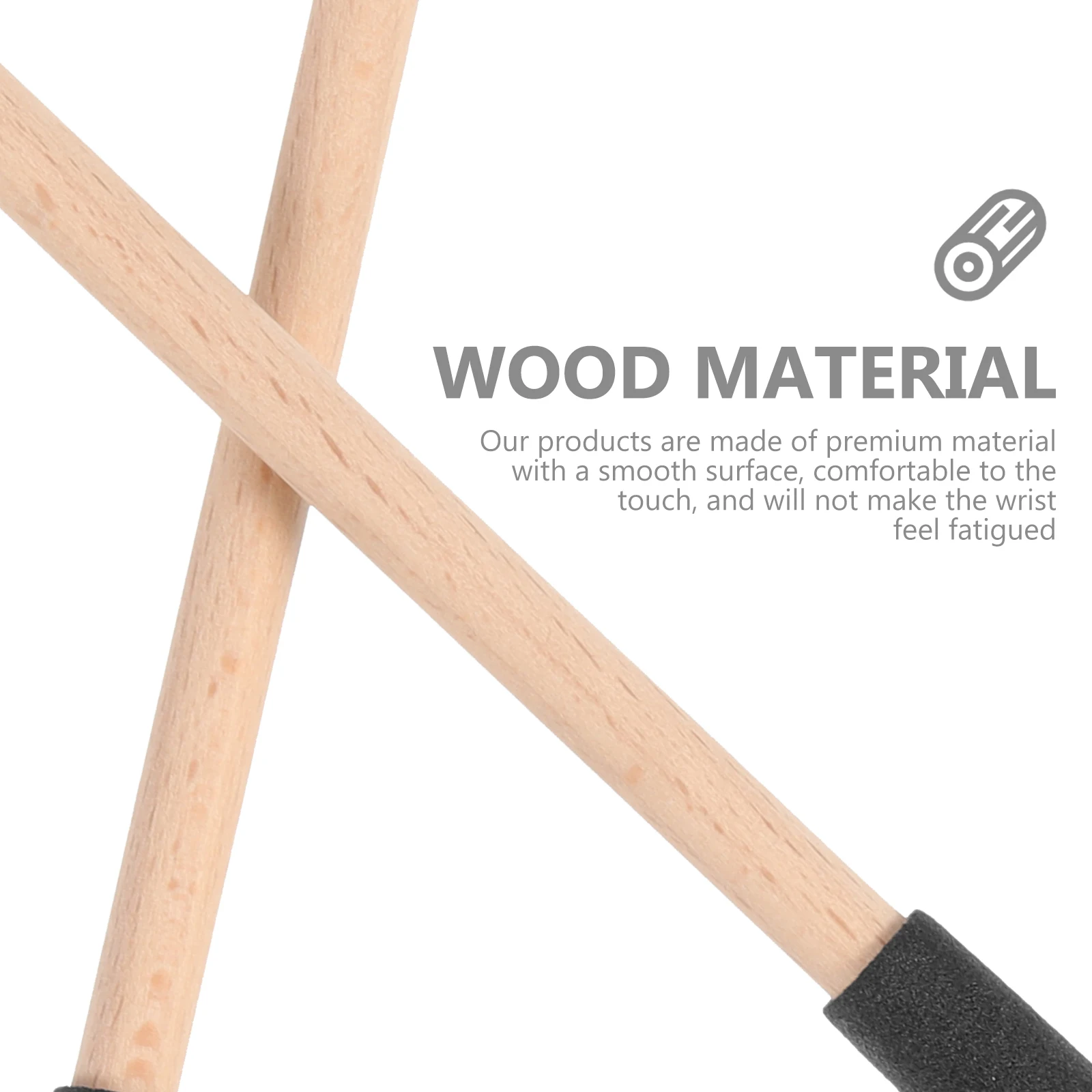 

Lacquered Marimba Mallet Instruments Drumstick Musical Yellow Percussion Sticks